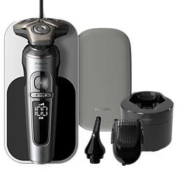 Shaver S9000 Prestige Wet &amp; Dry Electric shaver with SkinIQ