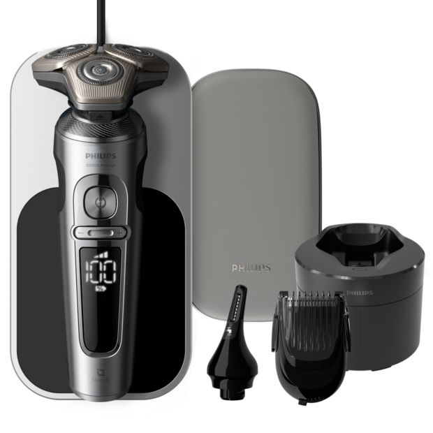 Shaver S9000 Prestige Wet & Dry Electric shaver with SkinIQ