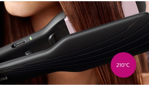 Stylingtemperatuur van 210 °C voor glad haar