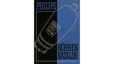 Titelseite Miniwatt Radioröhren Katalog, 1935