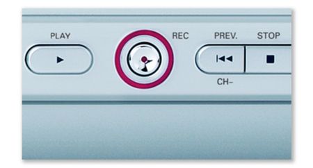 CD ripping for one-touch MP3 digital recording