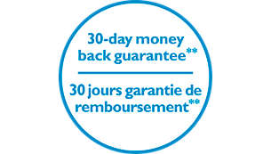 30-days money back guarantee, if not satisfied