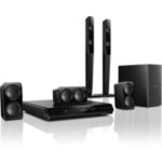 Powerful surround sound from compact speakers