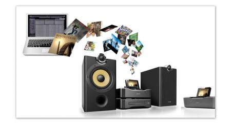 PC/MAC bilgisayarınızdan kablosuz olarak müzik ve fotoğraf aktarın