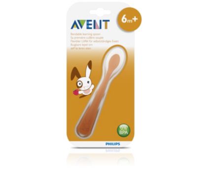 Cuillere D Apprentissage Personnalisable Avent 6m Scf722 00 Avent