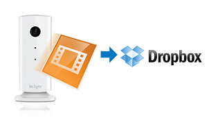 Recordings uploaded to your private Dropbox account