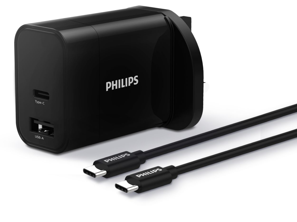 Wall charger 1C 1A ports