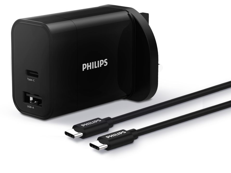 Wall charger 1C 1A ports