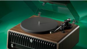 Gramofon s 2 brzine i pogonom na remen. Stvoren za snagu