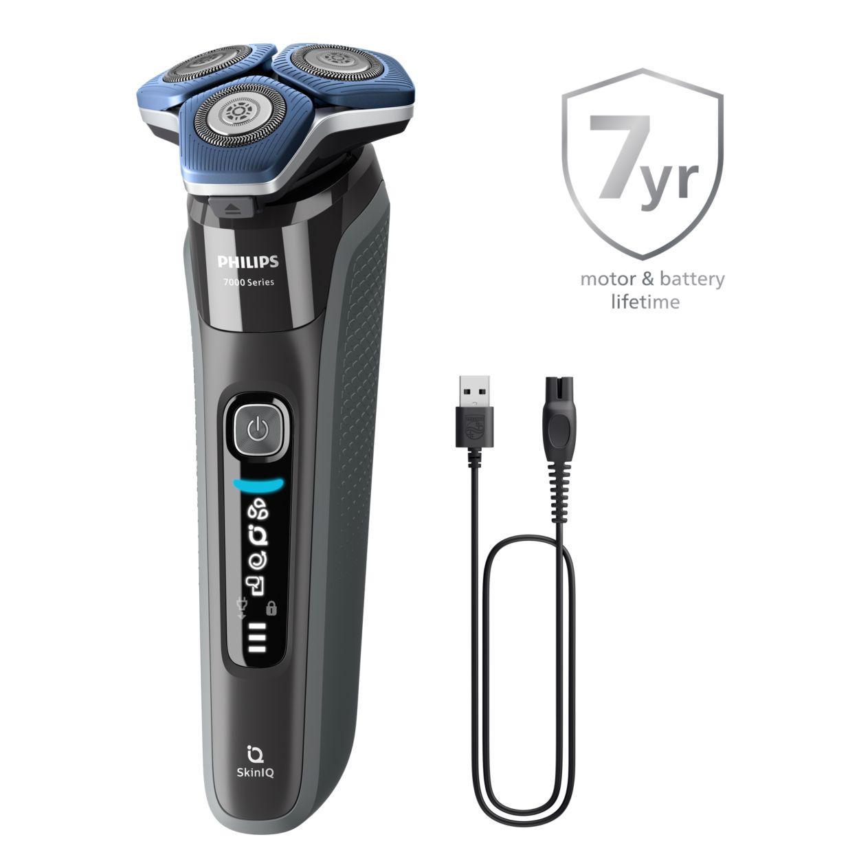 Philips Norelco Shaver 7200, Rechargeable Wet & Dry Men's Electric Shaver  with Pop-up Trimmer S7887/82 