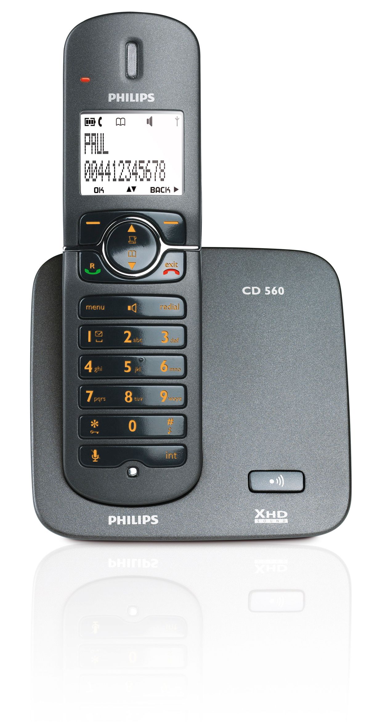 Perfect sound Беспроводной телефон CD5601B/51 | Philips