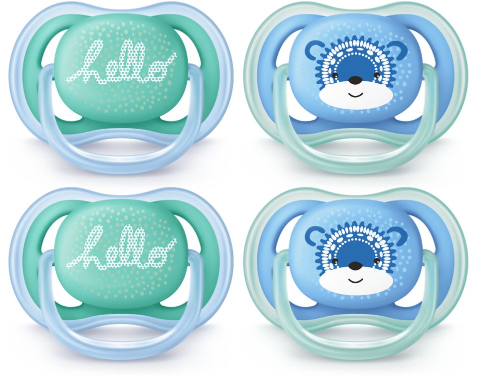 A light, breathable pacifier