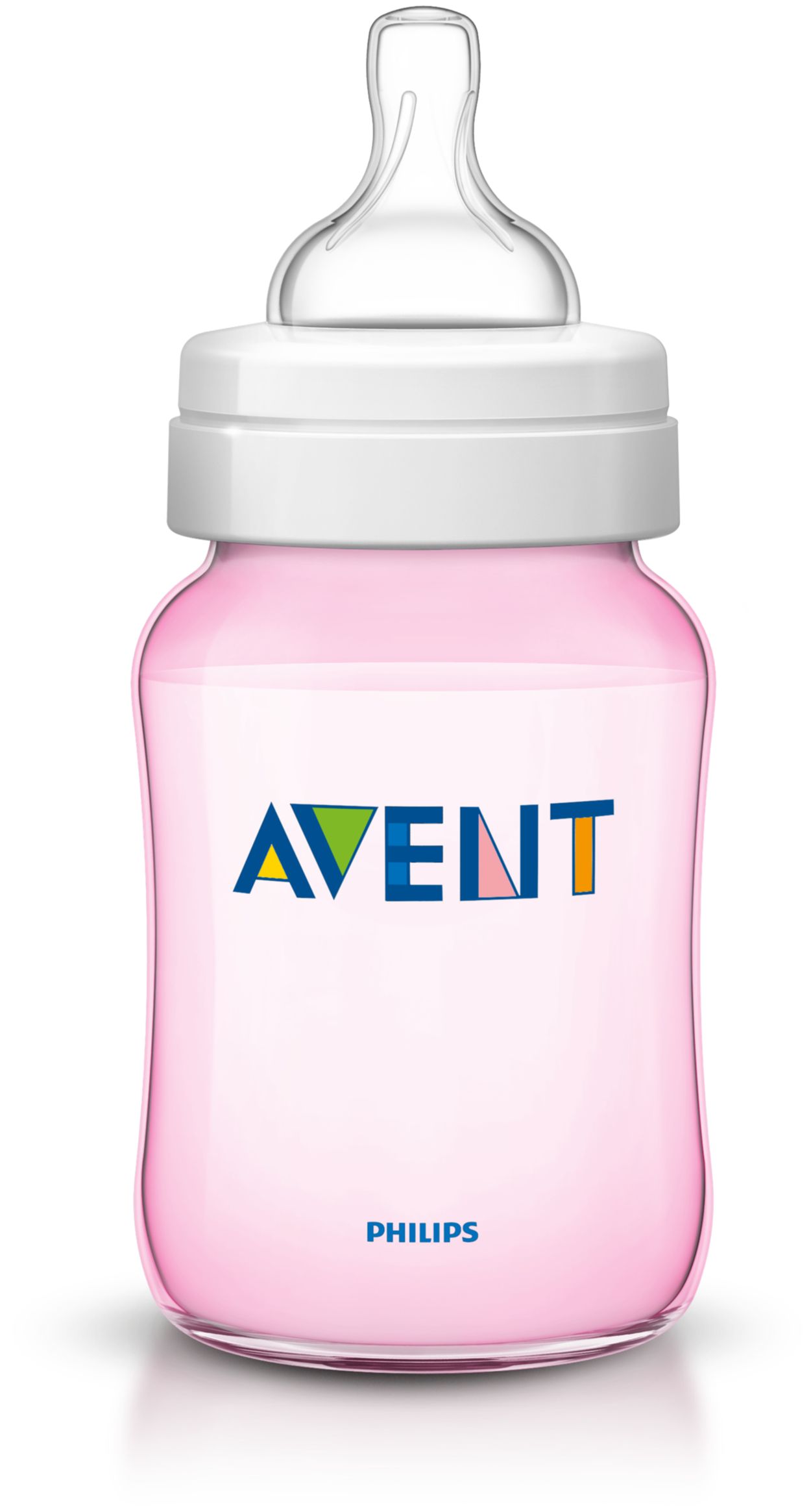 PHILIPS AVENT Biberón Rosa PP Natural 125 ml