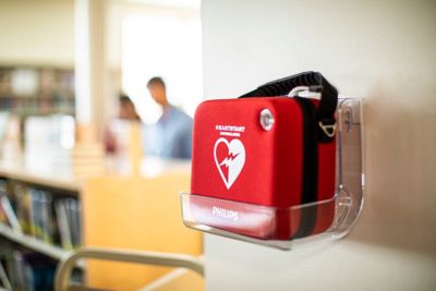 ライブラリ設定のHeartStart除細動器