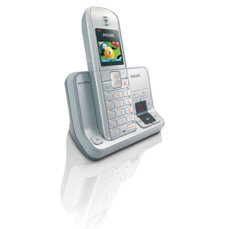SE6351S/05  Cordless phone answer machine