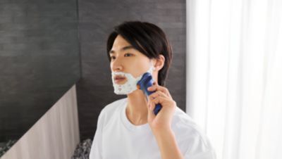 싱크대 또는 샤워 중 습식 및 건식 면도 가능