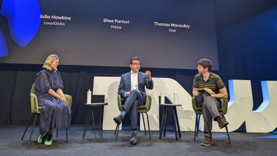 Paneldiscussie met Julia Hawkins, Shez Partovi en Thomas Macaulay