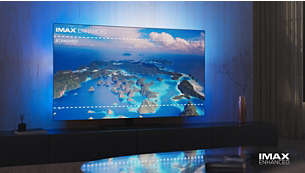 Zagotovite si doživetje IMAX v svojem domu. Televizor s certifikatom IMAX Enhanced.