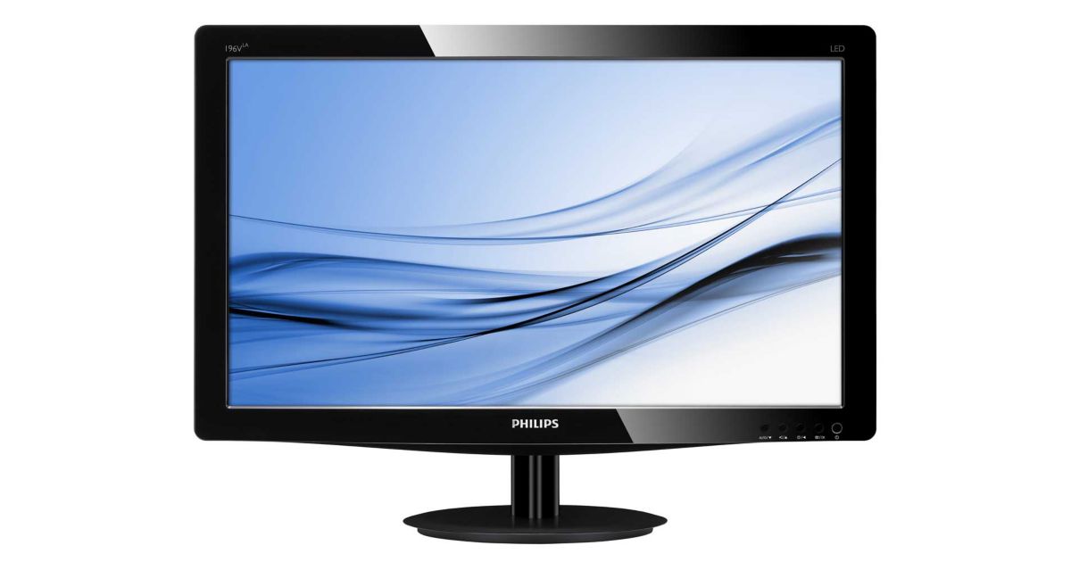 LCD monitor with LED backlight 196V3LAB5/00 | Philips
