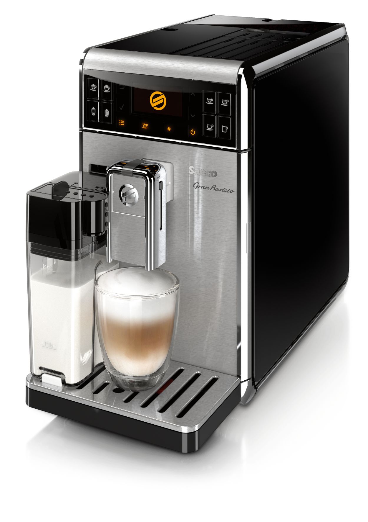 Máquina de café y café súper automática – Máquina de café espresso  automática duradera con molinillo y espumador de leche – Fácil de usar  Cafetera