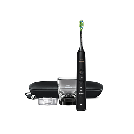 HX9911/13 DiamondClean 9000 Elektrische sonische tandenborstel met app - Zwart