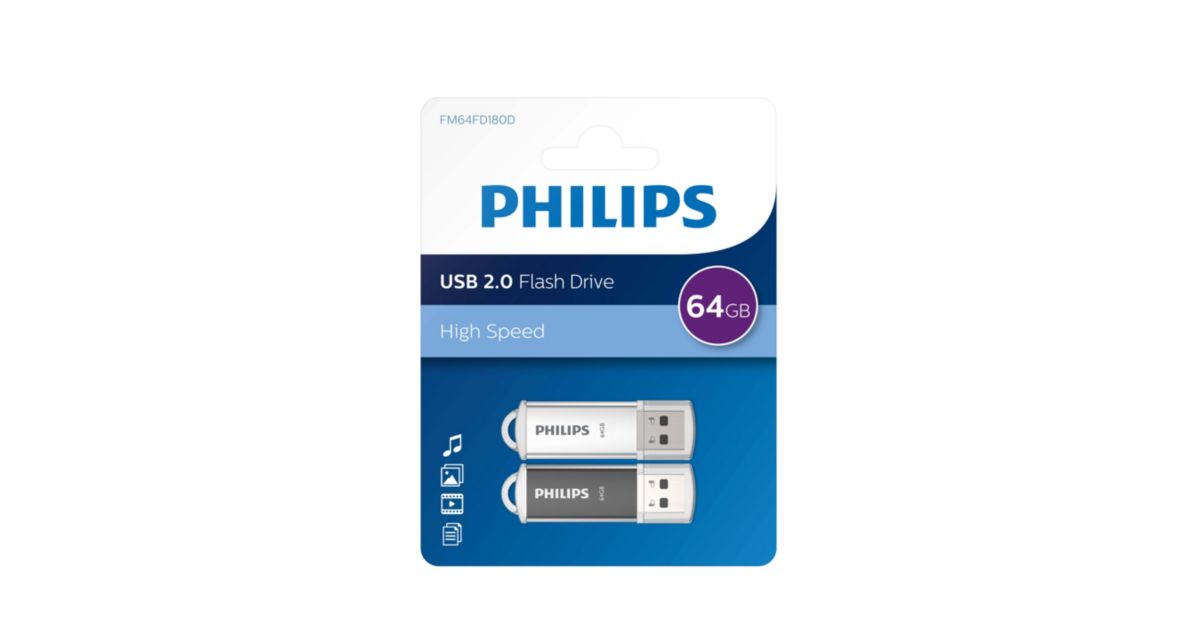 USB Flash Drive FM64FD180D/00 | Philips
