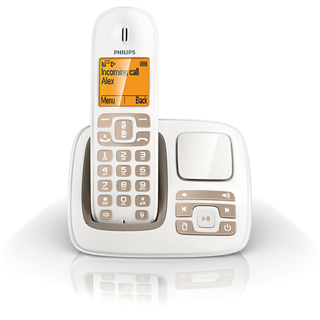 CD2951WB/DE BeNear Draadloze telefoon met antwoordapparaat
