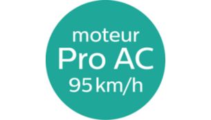Este modelo DryCare Pro alcanza una velocidad de aire máxima de 95 km/h