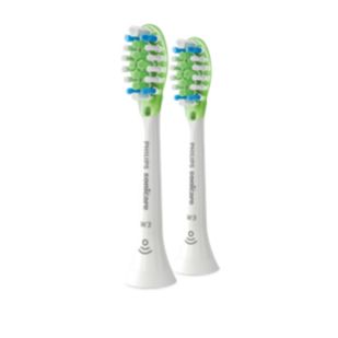 Sonicare W3 Premium White Standard-Bürstenköpfe für Schallzahnbürste