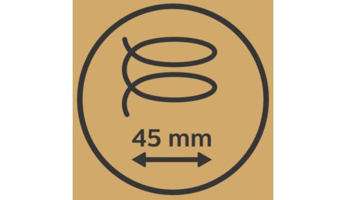 45 mm uppvärmd kolv för mjuka vågor