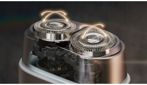 Passt sich den Konturen Ihres Gesichts an und sorgt so für eine angenehme Rasur