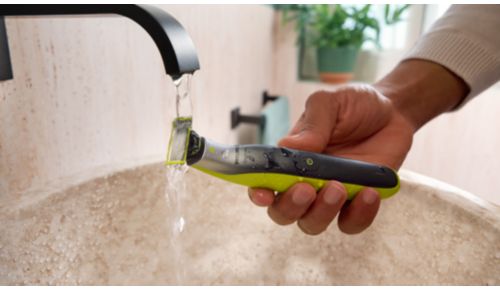Gebruik het nat, droog of onder de douche
