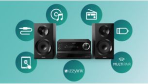 Stream all your music via izzylink™