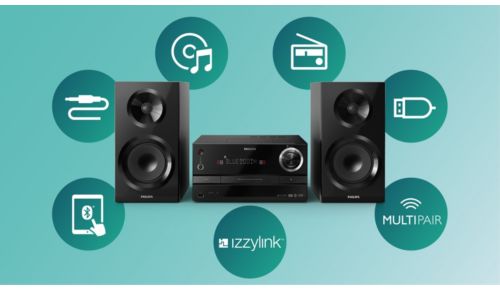 Al uw muziek streamen via izzylink™