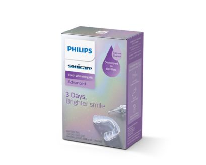 A Philips Sonicare Teeth Whitening Kit Advanced box