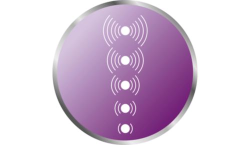 Pilotos de nivel de sonido indican si el bebé hace ruido