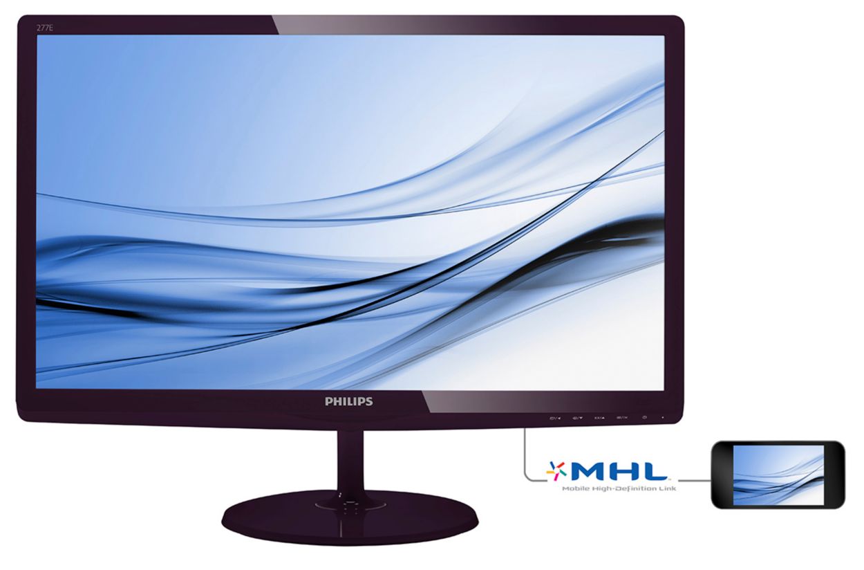 LCD monitor with SoftBlue Technology 277E6EDAD/69 | Philips