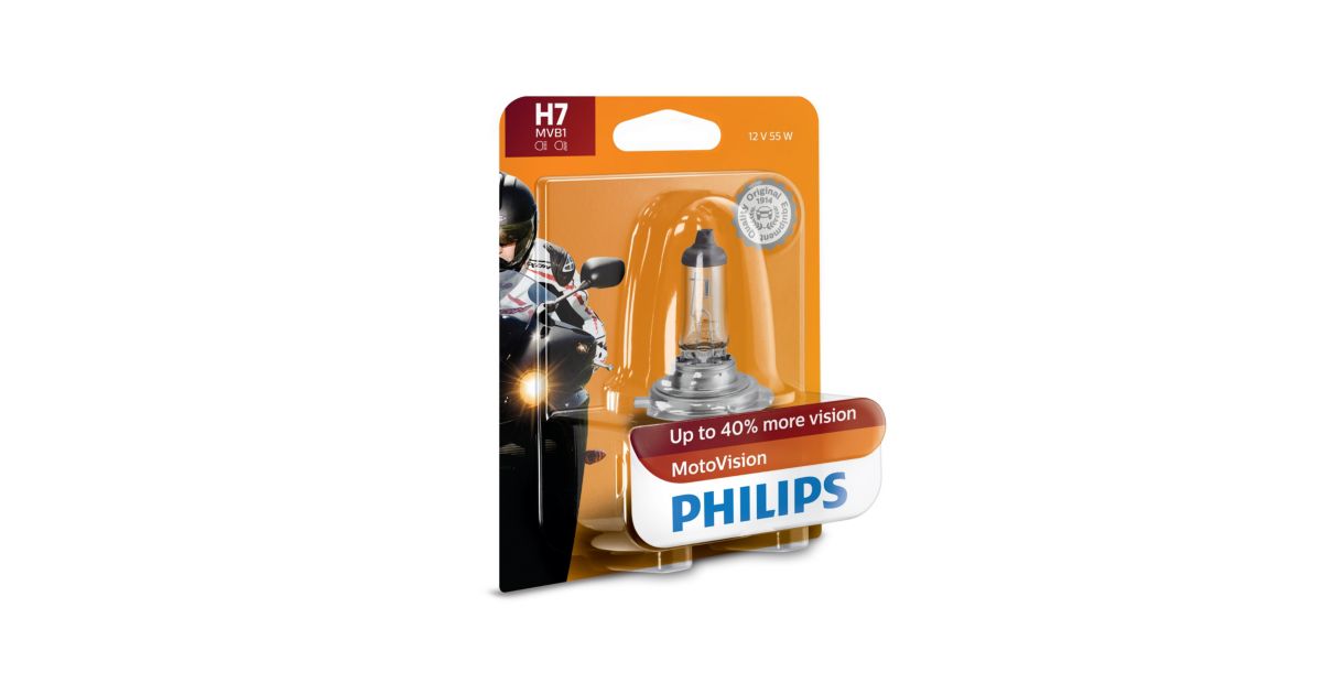 MotoVision motorcycle headlight bulb 12972MVB1 | Philips