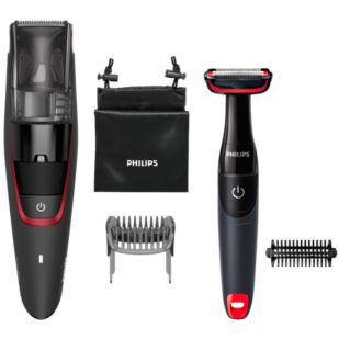 Beardtrimmer series 7000 Partatrimmeri imutekniikalla