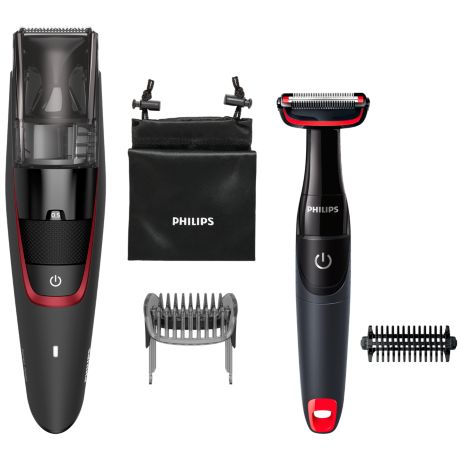BT7501/85 Beardtrimmer series 7000 Tondeuse barbe avec système d'aspiration