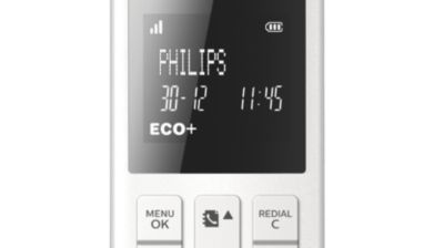 High-contrast 4.6 cm (1.8") 2 line reverse display