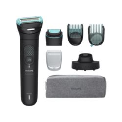 Body Groomer 7000 Series Testina flessibile 2D, doppia rifinitura/rasatura