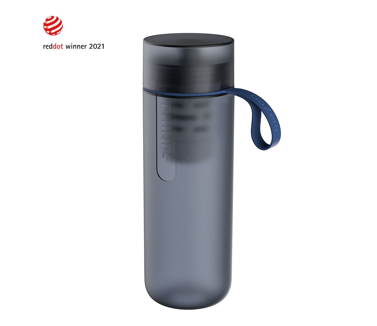 PHILIPS Water GoZero Active BPA-Free Water Bottle with Fitness Tap