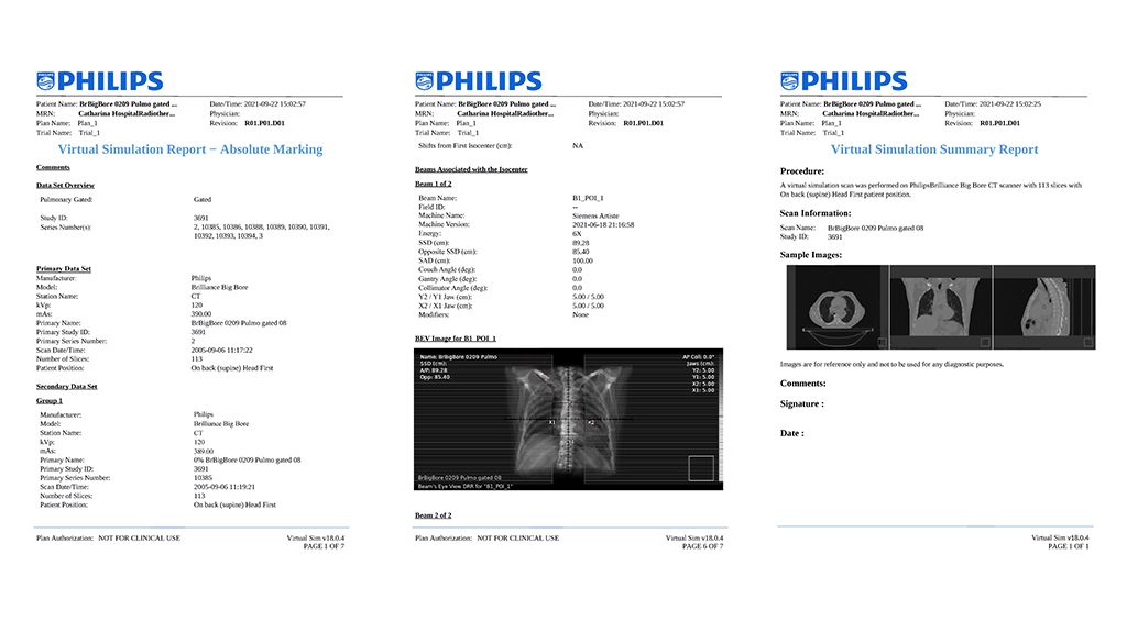 Institutions can design their own report templates from a Word document