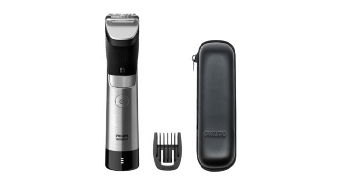 Philips BT9810/13 Series 9000 Prestige Beard Trimmer with Steel Precision  Technology & BeardAdapt Sensor