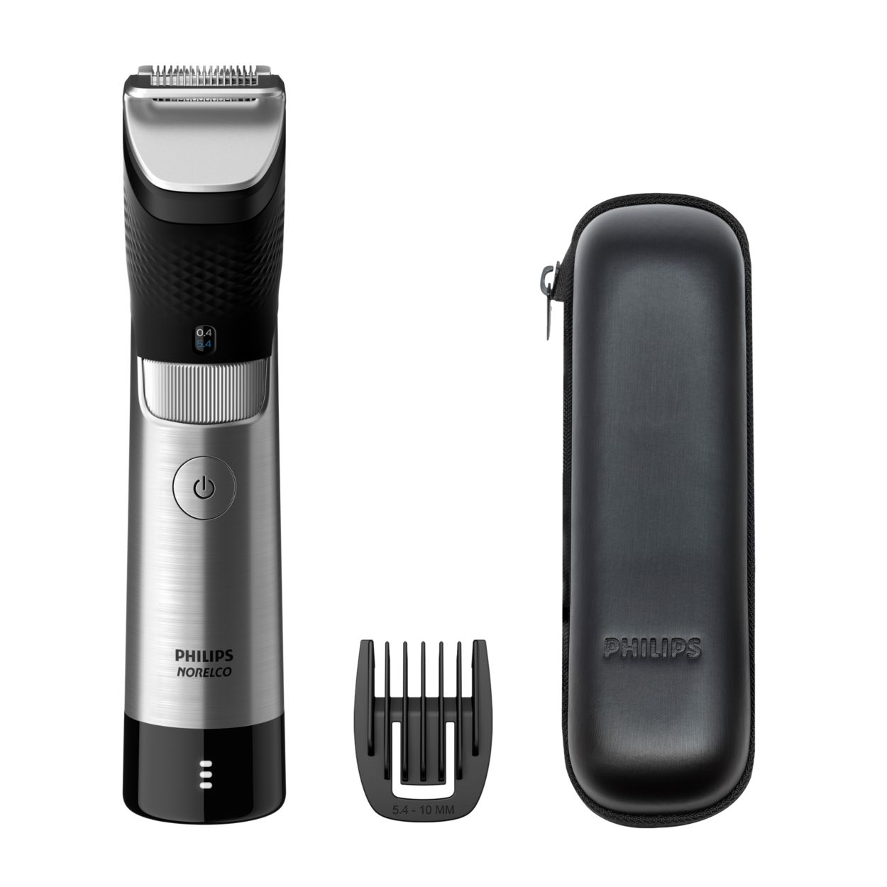 Philips Norelco Serie 9000, recortadora de barba y cabello de máxima  precisión con tecnología de sentido de barba para un corte uniforme,  BT9810/40