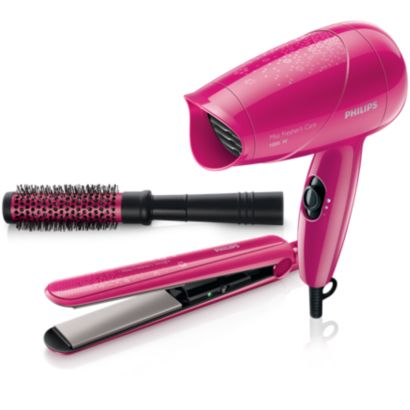 The perfect styling kit for Miss Fresher