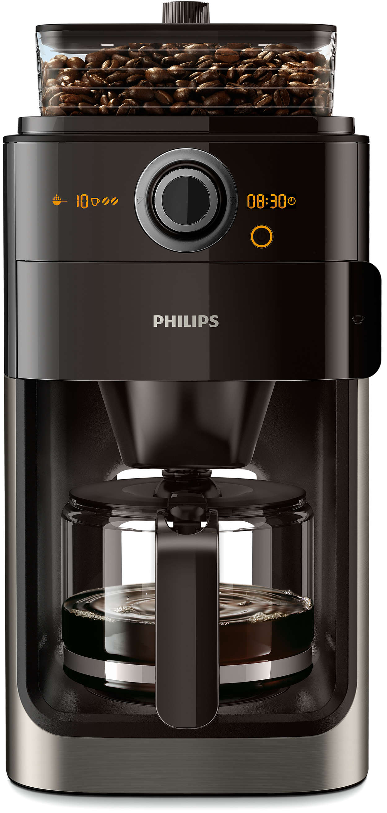 Кофемолка филипс. Кофеварка Philips hd7767. Кофемашина Philips Grind & Brew hd7767/00. Кофеварка капельная Philips hd7767. Кофеварка Philips hd7767, капельная, черный / стальной.