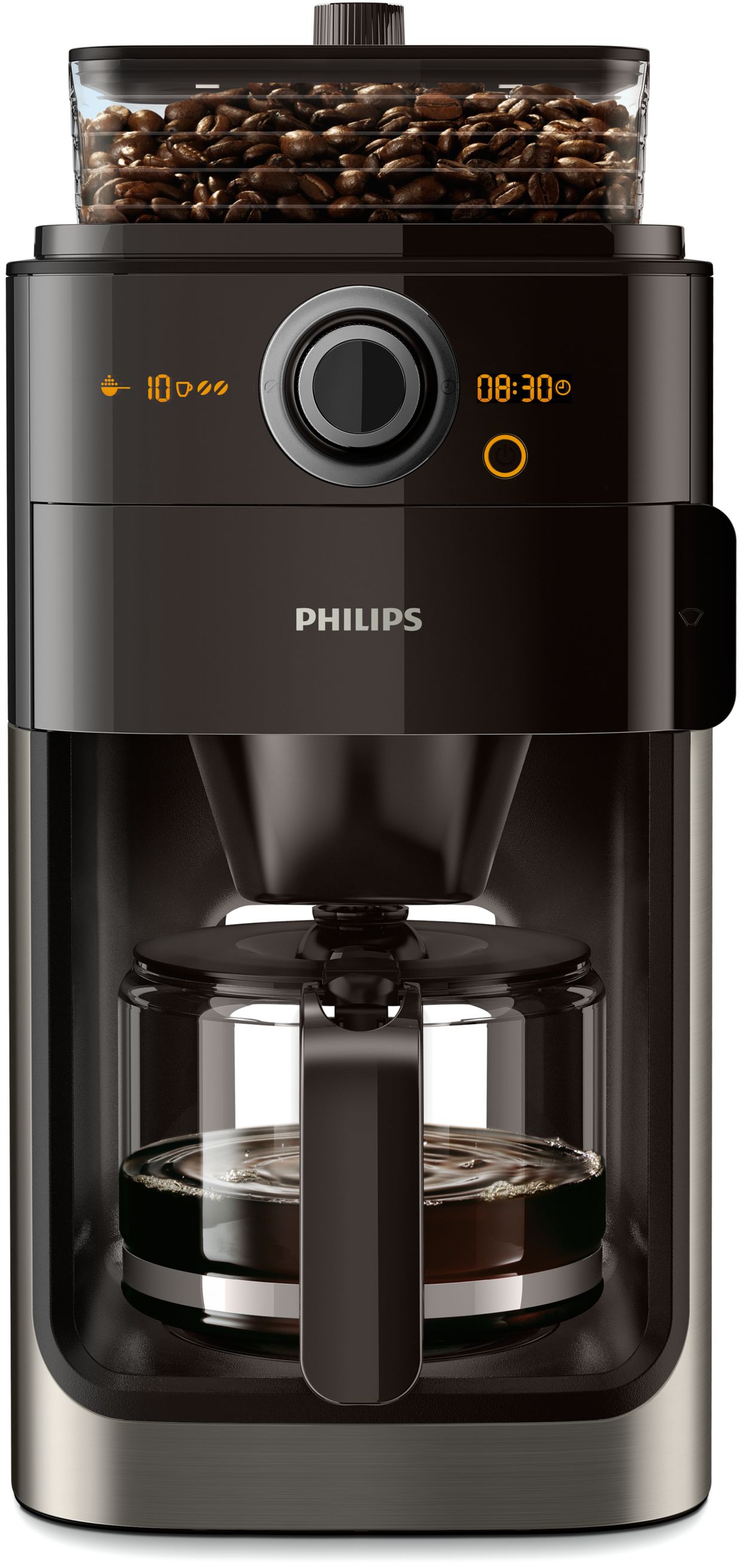 Кофемолка филипс. Кофеварка Philips hd7767. Кофемашина Philips Grind & Brew hd7767/00. Кофеварка капельная Philips hd7767. Кофеварка Philips hd7767, капельная, черный / стальной.