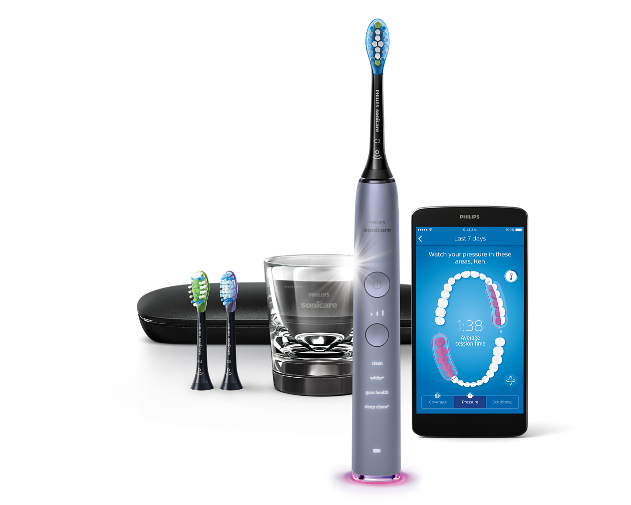 Philips Sonicare DiamondClean Smart 9300 Sonic electric toothbrush with app